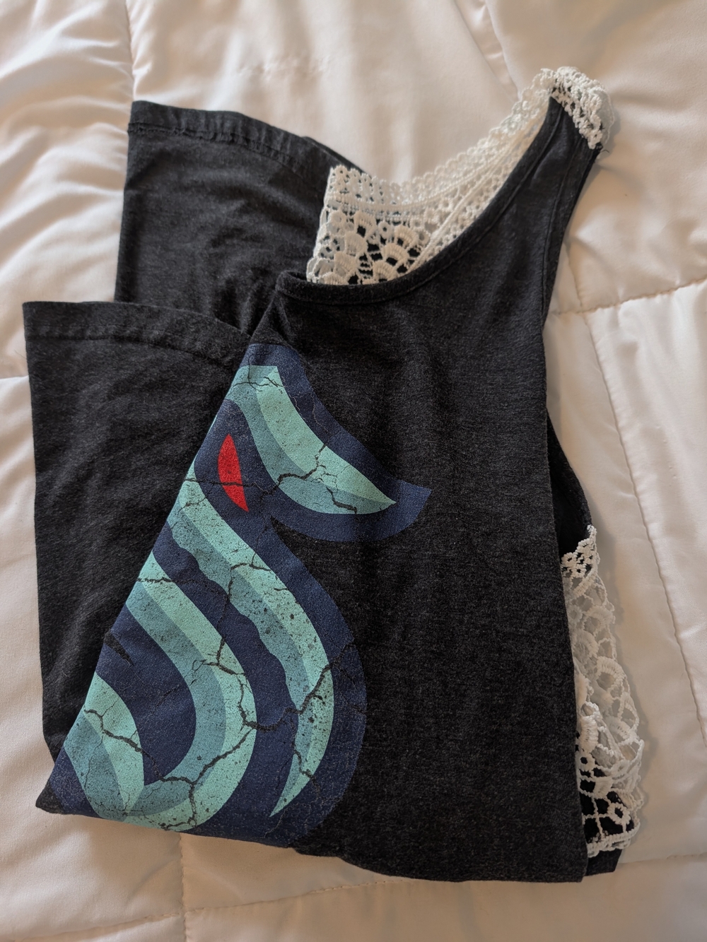 Women’s Seattle Kraken Lace-back Tank.